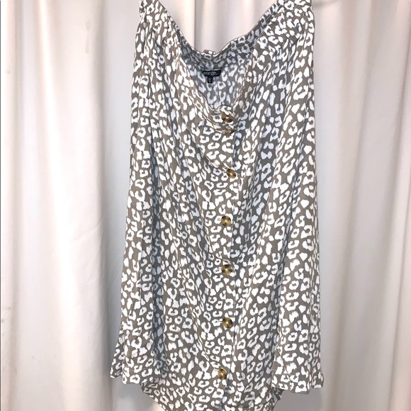 Mid length Leopard skirt - Picture 1 of 3